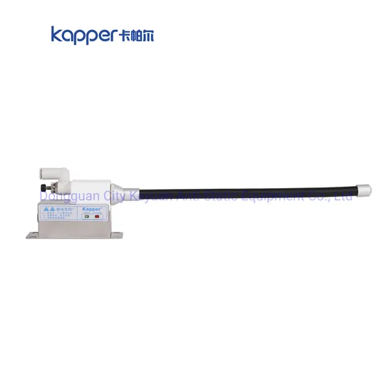 Kapper Industrial High Frequency Ionizing Air Nozzle Electrostatic Eliminator Anti-Dust Anti Static