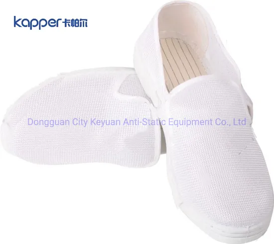 Kapper ESD Cleanroom Dust-Free Anti-Static Shoes Breathable Mesh Upper Two Holes