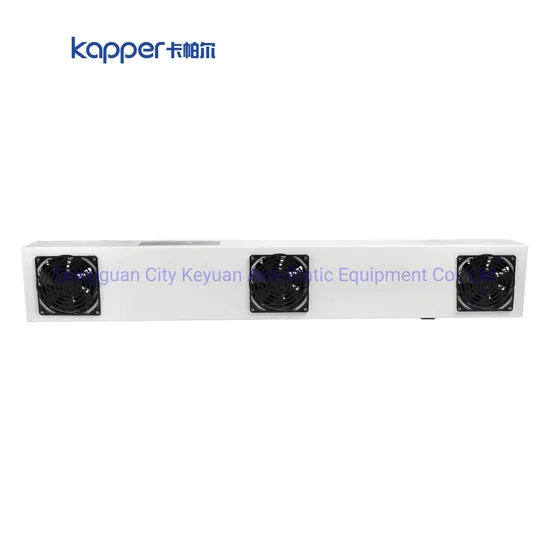 Kapper ESD Clean Room Anti Static LED Display 3-Fan Overhead Ion Air Blower Static Eliminator