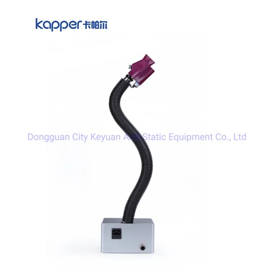 Kapper Anti Static Air Snake Automatic Induction Ionizing Air Snake Benchtop Industrial Electrostatic Elimination Blower Static&Dust Eliminator