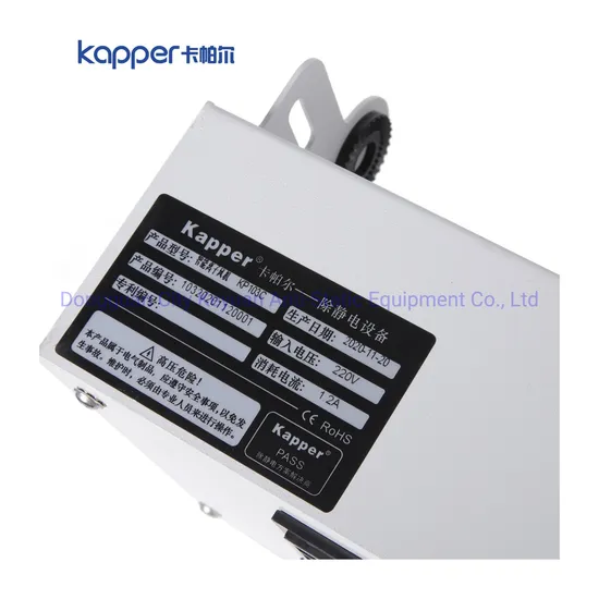 Kapper Clean Room Display Screen Anti Static Overhead 4-Fan Ionizion Air Blower Static Elimilator