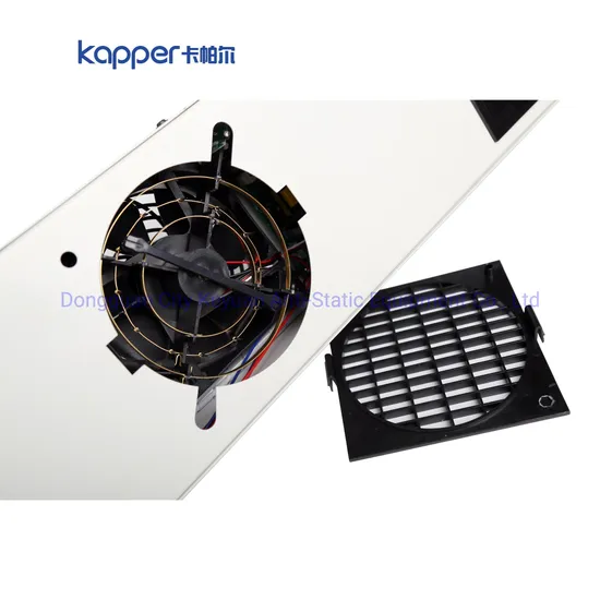 Kapper Clean Room LED Display Overhead Ionizing 4-Fan Air Blower Anti Static Eliminator