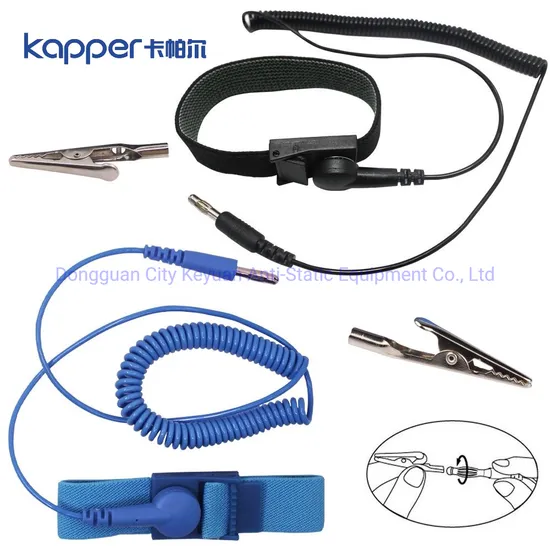 Kapper ESD Anti-Static Wrist Strap Components Grounding Wire Wrist Strap