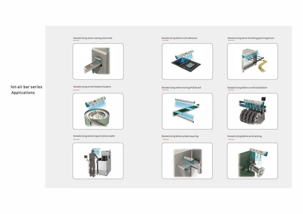 Kapper Industrial Basic Model Ionizing Air Aluminium Bar Electrostatic Discharge Blower