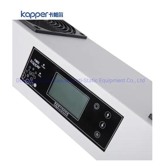 Kapper Clean Room Monitor Onsite Data Overhead Two Fans Ionizing Air Blower Static Eliminator