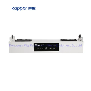 Kapper ESD Clean Room Touch Screen LED Display Over Head Ionizing Two-Fan Air Blower