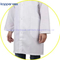 Kapper ESD Lab Coat with Lapel Collar Snap Cuffs Knee Length Anti-Static Jacket