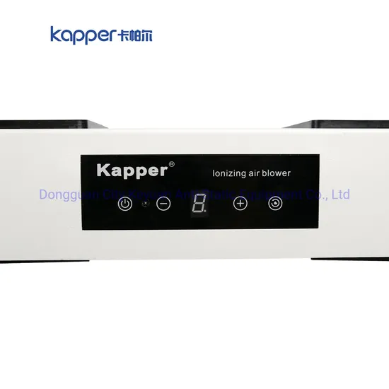 Kapper ESD Clean Room LED Display Remote Control Panel Over-Head Ionizing Air Blower