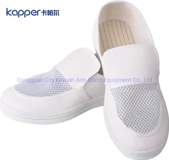 Kapper ESD Cleanroom Dust-Free Anti-Static Shoes Breathable Ventinate Canvas Shoes